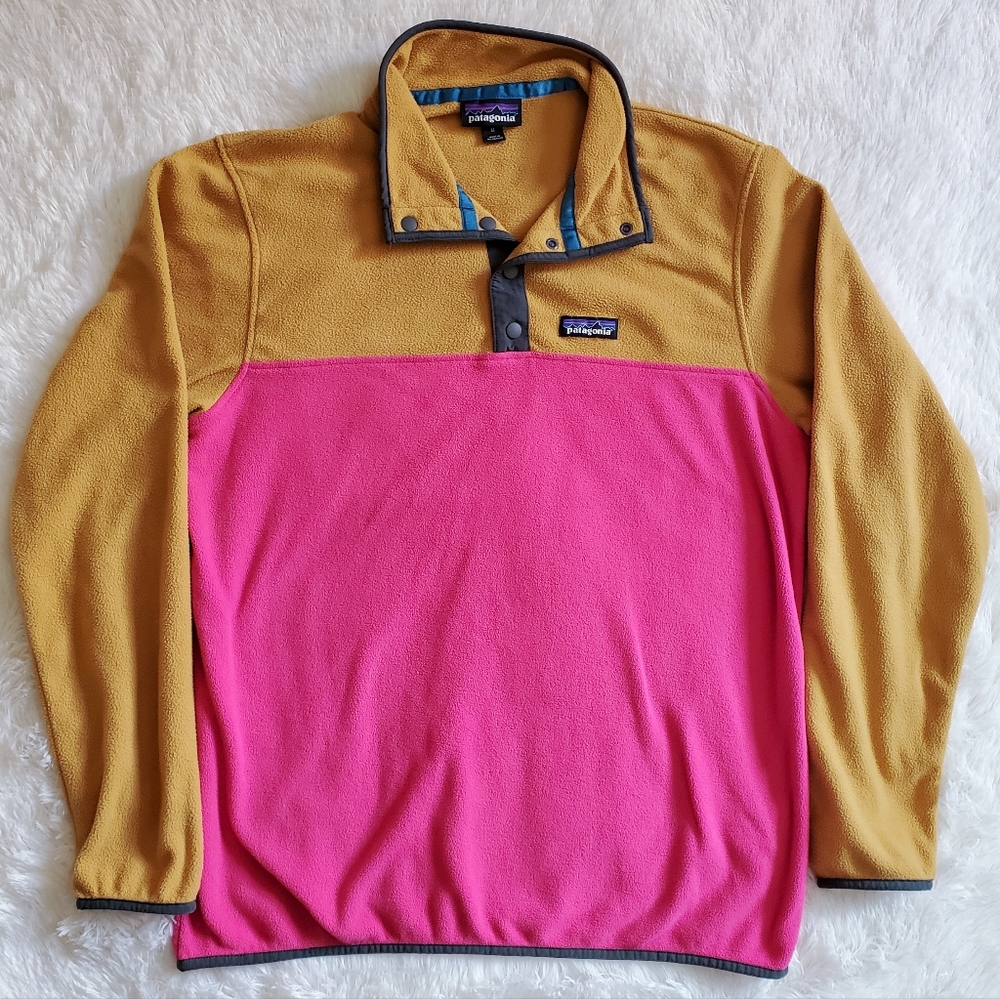 Patagonia Micro D Snap-T Pullover - Ultra Pink